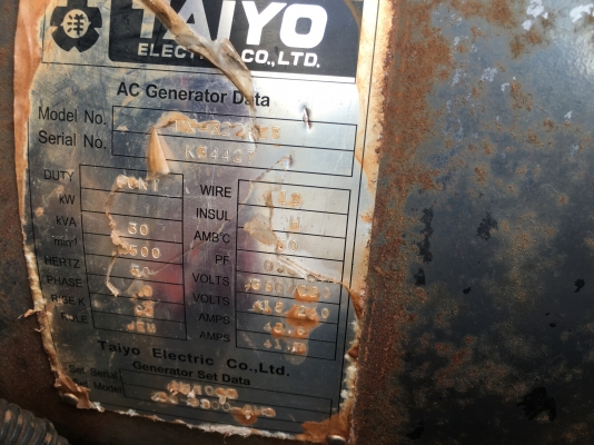 ขายเครื่องปั่นไฟเก่านอก ขนาด30Kva ขายเครื่องปั่นไฟเก่านอก ขนาด30Kva