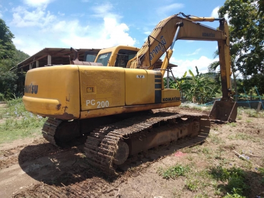 KOMATSU PC200-6 ทำงาน19,000ชม. ปั้มเดิมๆดีระบบไฟฟ้าเต็ม แอร์เย็นบูมอามสวยโซ่เฟรมเต็มคอมนอก10,000