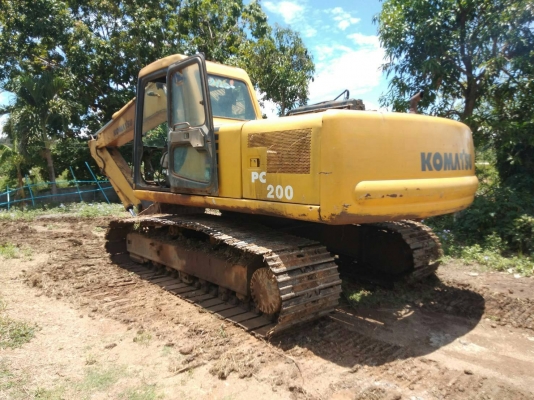 KOMATSU PC200-6 ทำงาน19,000ชม. ปั้มเดิมๆดีระบบไฟฟ้าเต็ม แอร์เย็นบูมอามสวยโซ่เฟรมเต็มคอมนอก10,000