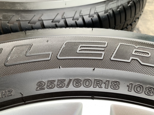 ล้อแม็ก ISUZU D-Max STEALTH ขอบ 18 พร้อมยาง 255-60-18 Bridgestone ปลายปี 18 สภาพน้องๆป้ายแดง