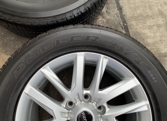 ล้อแม็ก ISUZU D-Max STEALTH ขอบ 18 พร้อมยาง 255-60-18 Bridgestone ปลายปี 18 สภาพน้องๆป้ายแดง