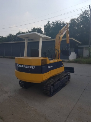 ⭐⭐Komatsu PC30-6 มีลายหัวเจาะ เครื่องปั้มแรง ช่วงล่างเต็มเจ้าของขายเอง