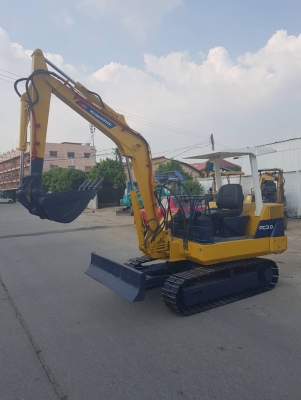 ⭐⭐Komatsu PC30-6 มีลายหัวเจาะ เครื่องปั้มแรง ช่วงล่างเต็มเจ้าของขายเอง