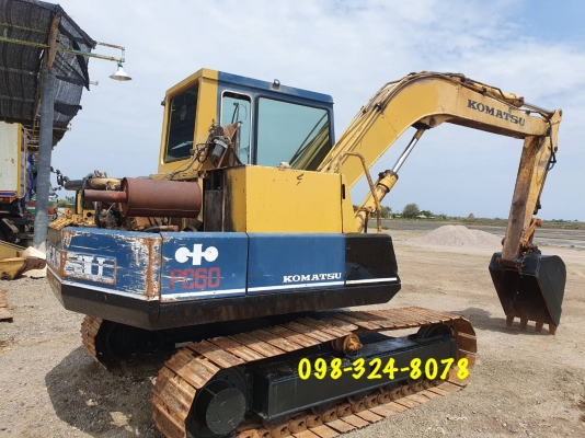 Komatsu pc 60-5 เครื่องเดิม ปั๊มเดิม ช่วงล่างดี แอร์เย็น เอกสารซื้อขาย