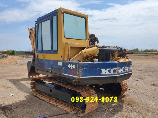 Komatsu pc 60-5 เครื่องเดิม ปั๊มเดิม ช่วงล่างดี แอร์เย็น เอกสารซื้อขาย