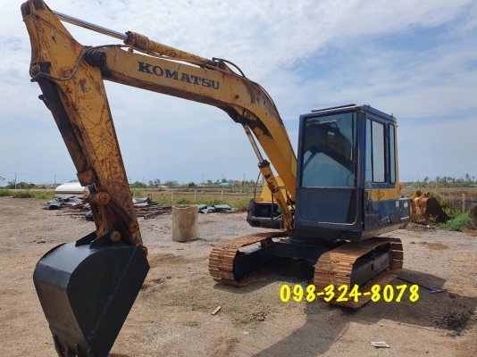 Komatsu pc 60-5 เครื่องเดิม ปั๊มเดิม ช่วงล่างดี แอร์เย็น เอกสารซื้อขาย