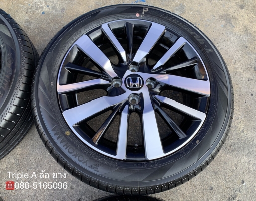 ล้อแม็กป้ายแดง Honda City Turbo RS 2020 ขอบ 16 พร้อมยางใหม่ป้ายแดง 185-55-16 Yokohama ปี 20 ใหม่ยกห้าง