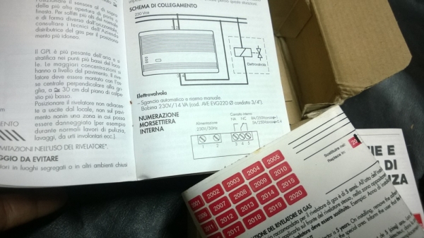 AVE LPG Gas Detector Made in italy