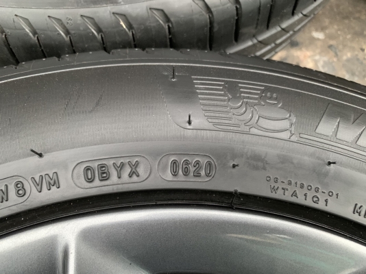ล้อแม็กป้ายแดง Honda Civic FC รุ่นใหม่ล่าสุด ขอบ 16 สีเทากัน พร้อมน้องๆยางใหม่ 215-55-16 Michelin ปี 20 สวยกริ๊บๆ