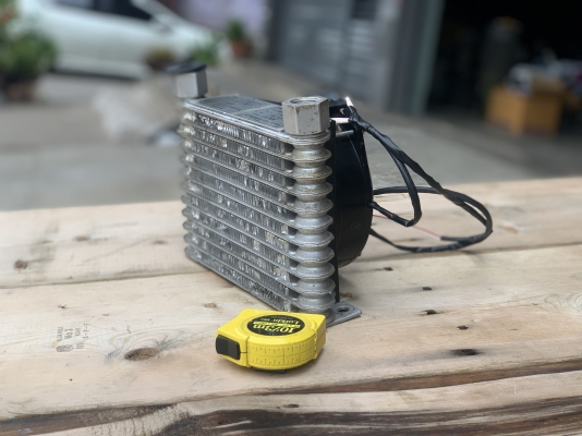 ขายแผงระบายความร้อนพร้อมพัดลม Kamui Oil Cooler 220V ไฟบ้าน made in Japan สภาพสวย พร้อมใช้งาน