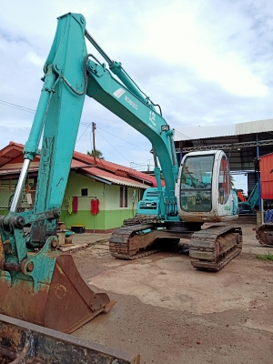 มาใหม่ KOBELCO SK120-2 มาร์คไฟว์  ธรรมดา เก่านอกแท้  สภาพสวย ใช้งานมาน้อย โทร 089-3818694 จ๊อย