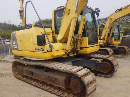 รถนอกKOMATSU PC120-8 สวยกริบ!! ระบบสมบูรณ์ดีทุกอย่างจากญี่ปุ่นแท้100\% โทร 081-1463244(เจ๊สุ)