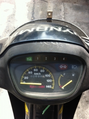 ขาย...Kawasaki Cheer 112cc สตาร์ทมือ ภาษีครบ ขี่กลับบ้านได้เลย