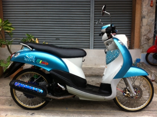 ขาย..yamaha Fino ปี52  เครื่องดี  ขี่กลับบ้านได้เลย