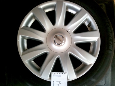 ขนาด16และ17 นิ้ว มีอย่างล่ะ2 ล้อ นิสสัน เทียน่า รายละเอียดด้านในครับ