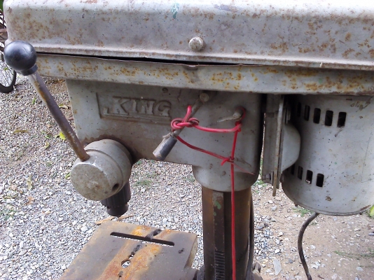 สว่านแท่น KING ขนาดความสูง100 cm.