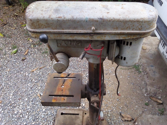 สว่านแท่น KING ขนาดความสูง100 cm.