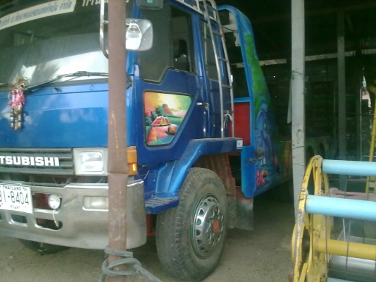 ขายด่วนรถเทเลอร์ มิตซูบิฃิ 2 เพลา 10 เกียร์ เหล็กไอดีม ขึ้นแม็คโคร200ได้