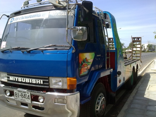 ขายด่วนรถเทเลอร์ มิตซูบิฃิ 2 เพลา 10 เกียร์ เหล็กไอดีม ขึ้นแม็คโคร200ได้