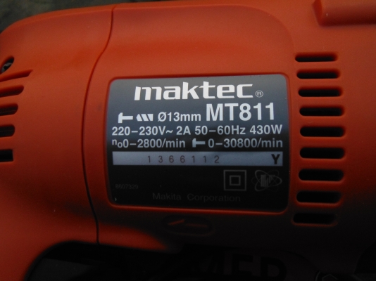 สว่านMAKTEC 10 มม.811 ของแท้ครับ สว่านMAKTEC 10 มม.811 ของแท้ครับ