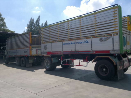 ขายรถพ่วง 18 ล้อ 2 เพลา ดั้ม แม่-ลูก กระบะเนียมคอกเกษตร HINO FM3M ปี.38 ขายรวม 4 พ่วง สวยๆสนใจจองด่วน