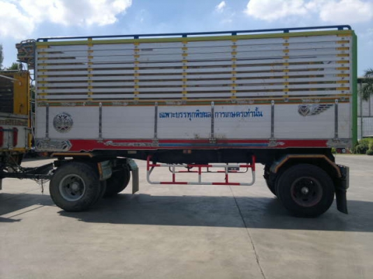 ขายรถพ่วง 18 ล้อ 2 เพลา ดั้ม แม่-ลูก กระบะเนียมคอกเกษตร HINO FM3M ปี.38 ขายรวม 4 พ่วง สวยๆสนใจจองด่วน