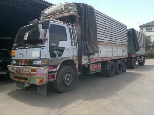 ขายรถพ่วง 18 ล้อ 2 เพลา ดั้ม แม่-ลูก กระบะเนียมคอกเกษตร HINO FM3M ปี.38 ขายรวม 4 พ่วง สวยๆสนใจจองด่วน