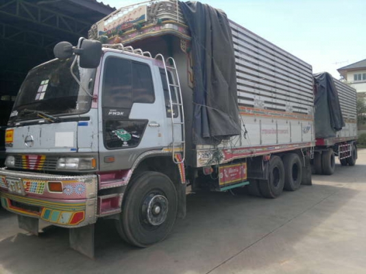 ขายรถพ่วง 18 ล้อ 2 เพลา ดั้ม แม่-ลูก กระบะเนียมคอกเกษตร HINO FM3M ปี.38 ขายรวม 4 พ่วง สวยๆสนใจจองด่วน