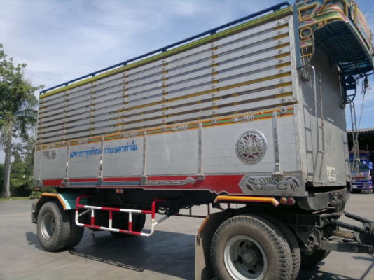 ขายรถพ่วง 18 ล้อ 2 เพลา ดั้ม แม่-ลูก กระบะเนียมคอกเกษตร HINO FM3M ปี.38 ขายรวม 4 พ่วง สวยๆสนใจจองด่วน