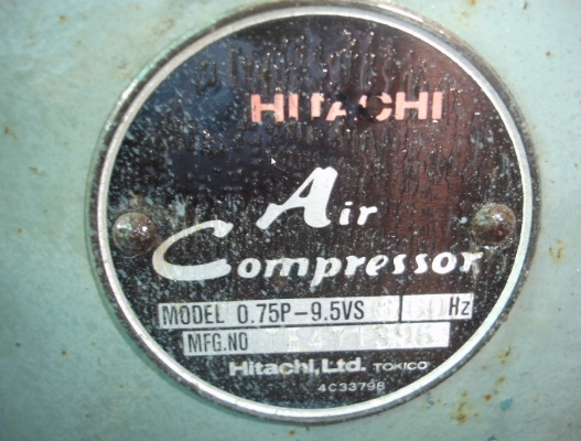 ขายปั้มลม ฮิตาชิ 1 hp japan