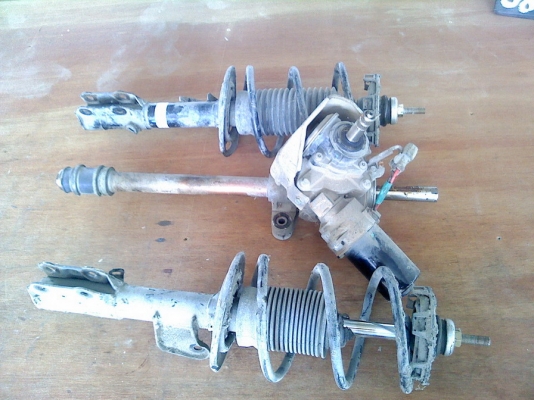 ขายRackไฟฟ้าพร้อมโช๊คอัพคู่หน้าของ Civic ของแท้ถอด