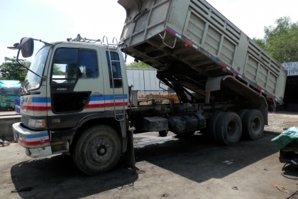 10ล้อHINO FM3H ปี38 เครื่องJO8C TUBOดั้มโคราชมีระบบลากลูก