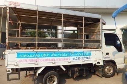 6ล้อ2แถว ISUZU ELFปี54 100แรง เบาะนั่ง2แถว ยาว-3.30 เมตร