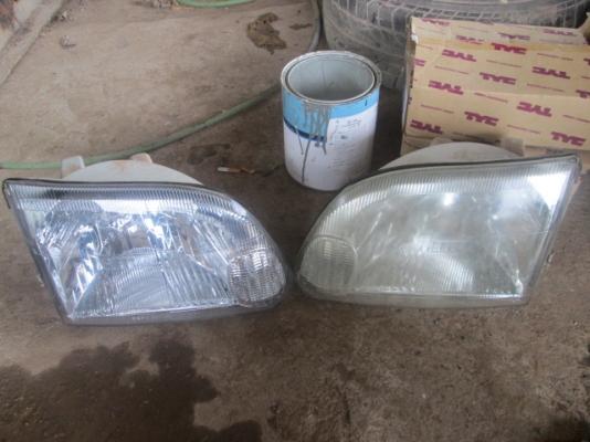 ขายชุดเสื้อไฟหน้า TOYOTA HIACE ซ้าย+ขวา ขายชุดเสื้อไฟหน้า TOYOTA HIACE ซ้าย+ขวา