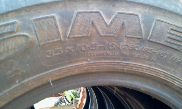 ขายยางตะขาบ35