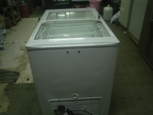 ตู้แซ่แข็งใช้ไม่ถึง 3 เดือน ยี่ห้อ แซนเด้นใหม่มากๆๆ ขายถูกๆๆ 5,800บาท