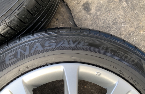 ล้อแม็ก Honda Civic FC ขอบ 16 สีบอร์น พร้อมยาง 215-55-16 Dunlop ปี 16