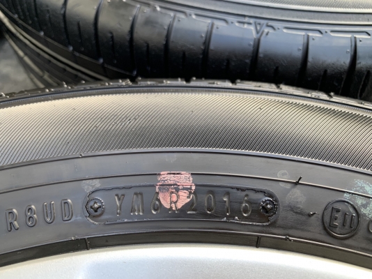 ล้อแม็ก Honda Civic FC ขอบ 16 สีบอร์น พร้อมยาง 215-55-16 Dunlop ปี 16