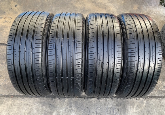 ล้อแม็ก Honda Civic FC ขอบ 16 สีบอร์น พร้อมยาง 215-55-16 Dunlop ปี 16