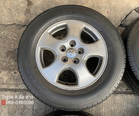 ล้อแม็ก Toyota Vigo Champ ขอบ 16 พร้อมยาง 215-65-16 Dunlop ปี 16 ล้อแม็ก Toyota Vigo Champ ขอบ 16 พร้อมยาง 215-65-16 Dunlop ปี 16