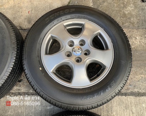 ล้อแม็ก Toyota Vigo Champ ขอบ 16 พร้อมยาง 215-65-16 Dunlop ปี 16 ล้อแม็ก Toyota Vigo Champ ขอบ 16 พร้อมยาง 215-65-16 Dunlop ปี 16