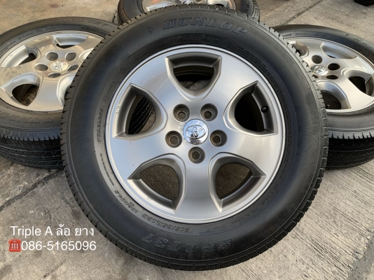 ล้อแม็ก Toyota Vigo Champ ขอบ 16 พร้อมยาง 215-65-16 Dunlop ปี 16 ล้อแม็ก Toyota Vigo Champ ขอบ 16 พร้อมยาง 215-65-16 Dunlop ปี 16