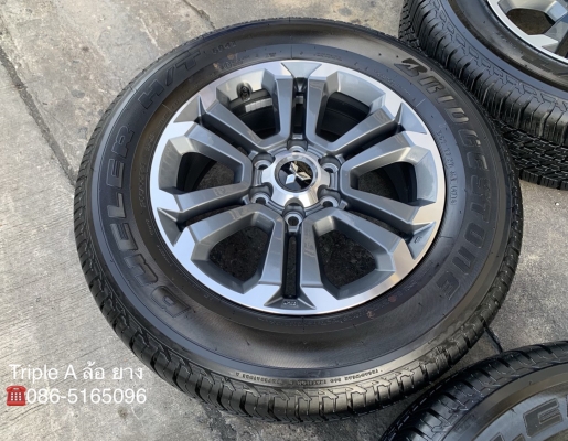 ล้อแม็กป้ายแดง Mitsu Triton เทาหน้าเงา ขอบ 18 รุ่นใหม่ล่าสุด พร้อมยาง 265-60-18 Bridgestone ปลายปี 18 ล้อแม็กป้ายแดง Mitsu Triton เทาหน้าเงา ขอบ 18 รุ่นใหม่ล่าสุด พร้อมยาง 265-60-18 Bridgestone ปลายปี 18