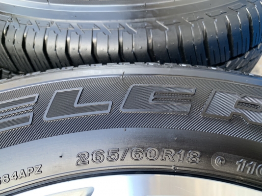 ล้อแม็กป้ายแดง Mitsu Triton เทาหน้าเงา ขอบ 18 รุ่นใหม่ล่าสุด พร้อมยาง 265-60-18 Bridgestone ปลายปี 18