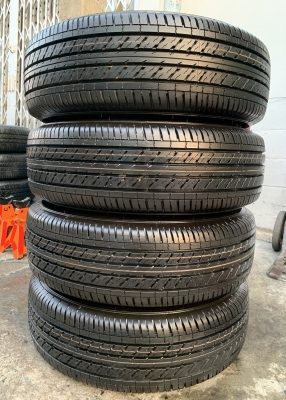 ล้อแม็ก Toyota Revo ขอบ 16 สีเทา พร้อมยางใหม่ป้ายแดง 215-65-16 Dunlop ปลายปี 19 สวยกริ๊บๆ