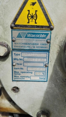 แอร์ล็อคใบสเตนเลส(Rotary Valve) WAESCHLE GERMANY ท่อ 8 นิ้ว พร้อมชุดเกียร์ Sew Eurodrive 380V