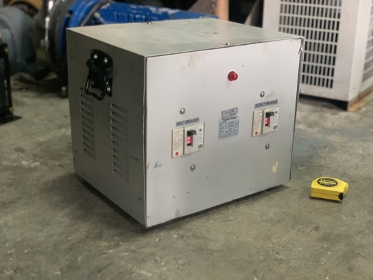 ขายหม้อแปลงไฟฟ้าคุมเครื่องจักรเก่าญี่ปุ่น 10KVA ไฟเข้า 380V ไฟออก 200 V สภาพสวยใหม่มาก ตัวใหญ่ พร้อมใช้งาน ราคา 7,800 บาท