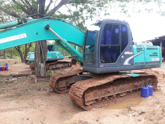 ขายด่วน KOBELCO SK200 YN12  สภาพพร้อมใช้งาน เครื่องปั้มดี เอกสารใบแจ้งจำหน่าย สนใจสอบถาม 093 0764943 k ตั้ม