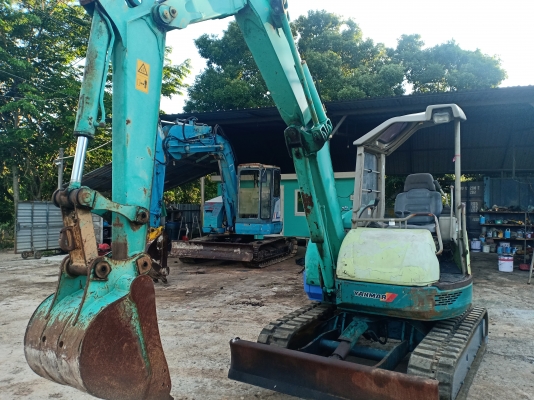 รถแบคโฮ YANMAR B3-3 รถเก่านอกนำเข้า เทียงเท่า komatsu pc30-7 คอนโทลน้ำมัน ปั๊มนิ้ว มีระบบเต่า-กระต่า