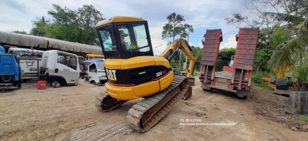 สวยกว่านี้...ก็นางฟ้า แล้วแหละคะ!! รถขุดCATERPILLAR 304CR มีเก๋ง/มีประตู/มีแอร์ (การทำงานเพียง 3,xxx ชั่วโมงเท่านั้น!!)